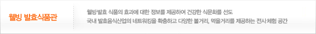 웰빙 발효식품관